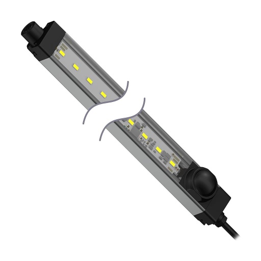 [94447] Banner WLS28-2 Work Light Strip; Motion Switch; Length: 430 mm; Voltage: 12-30 V dc; Environmental Rating: IP50; Color: White; Cascadable; 2 m (6.5 ft) Integral Cable (WLS28-2CW430XM)