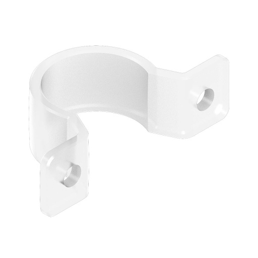 [94774] Banner Bracket: For Use with WLS27; End Clamp; Set of Two Brackets; Clear Copolyester; Designed for M5 or No. 10 Mounting Hardware (LMBWLS27EC)