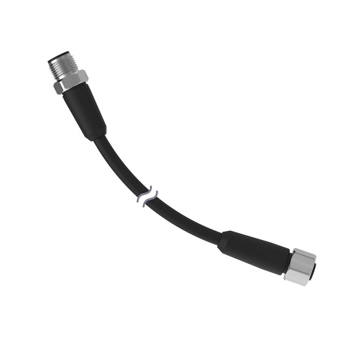 [96019] Cordset A-Code M12 to A-Code M12 Double Ended (MQDEC-WDSS-406SS)