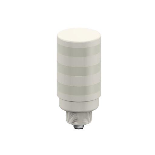 [97151] Banner TL50 Compact Tower Light: 3-Color Indicator; Voltage: 12-30 V dc or 24 V ac; Environmental Rating: IP67; Input: Bimodal; Colors: Red Yellow Green; M12 Integral QD (TL50CRYGQ)
