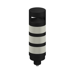 [97575] TL70 Tower Light, Gray Housing: 3-Color Loud Audible Indicator, TL70GYRALCQ