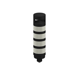 [97576] TL70 Tower Light, Gray Housing: 4-Color Loud Audible Indicator, TL70BGYRALCQ